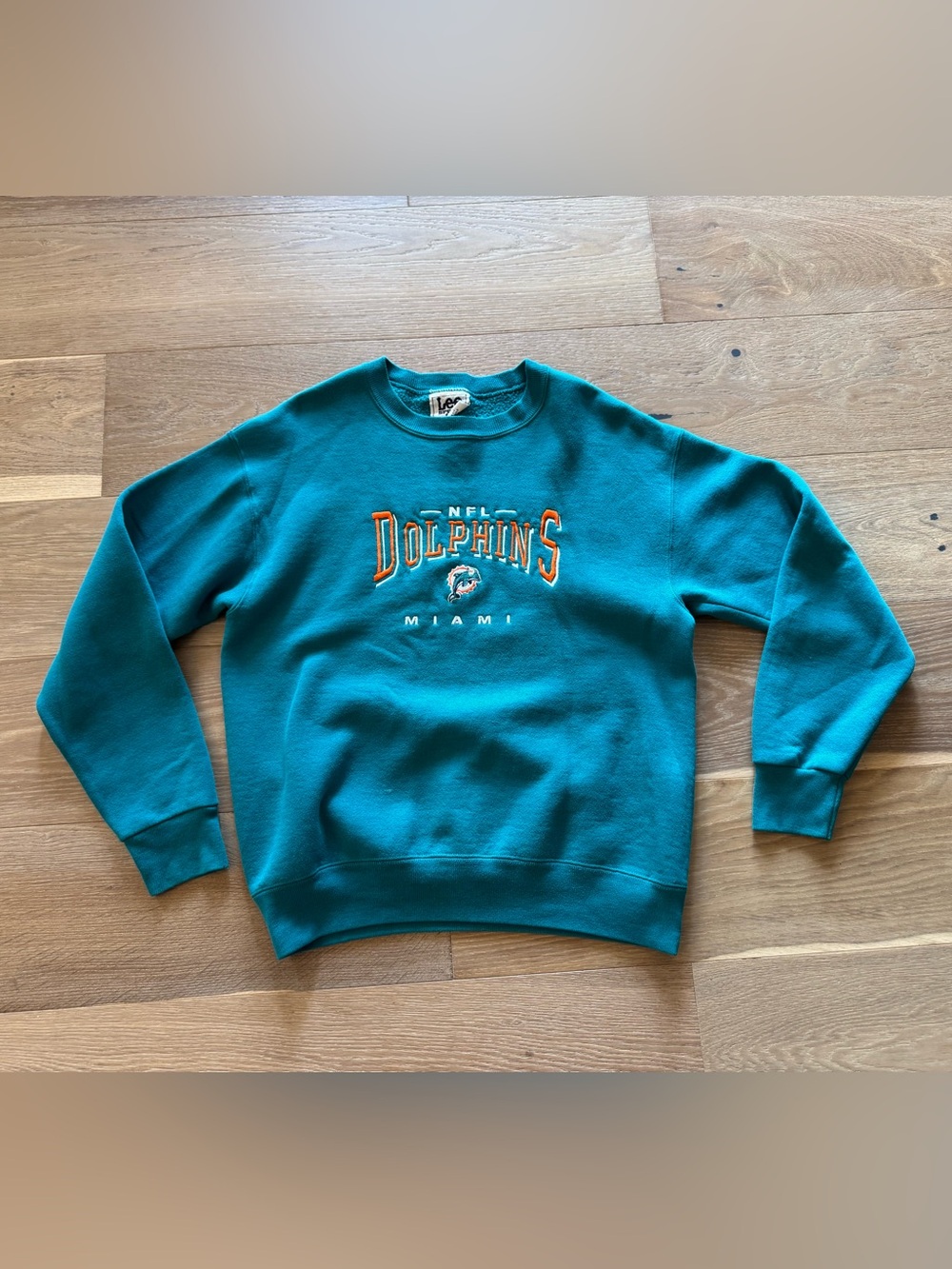 Miami Dolphins Teal vintage Crewneck Sweatshirt